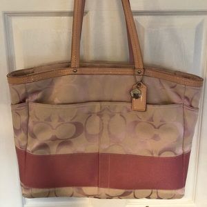 Coach baby tote/diaper bag